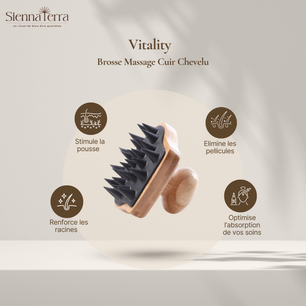 Brosse Cuir Chevelu • Vitality